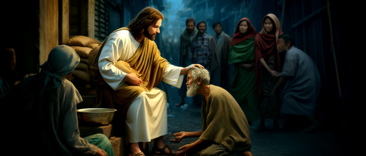 Jesus Healing the sick