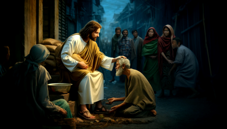 Jesus Healing the sick